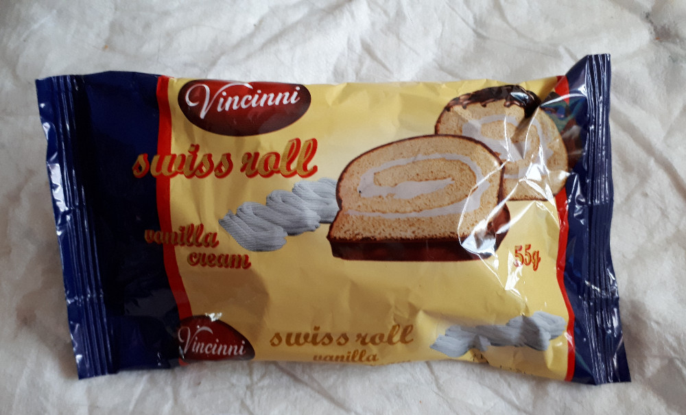 Swiss Roll Vanilla Cream, Vincinni, 55g, Vanillearoma von Enomis | Hochgeladen von: Enomis62