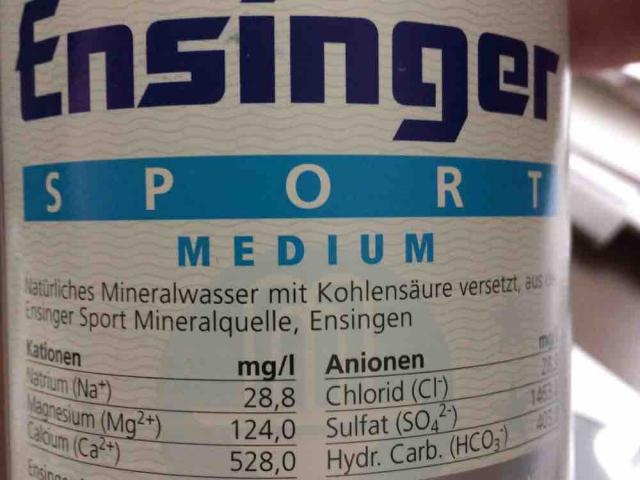 Mineralwasser Ensinger Sport, Medium von ralfroppelt936 | Hochgeladen von: ralfroppelt936