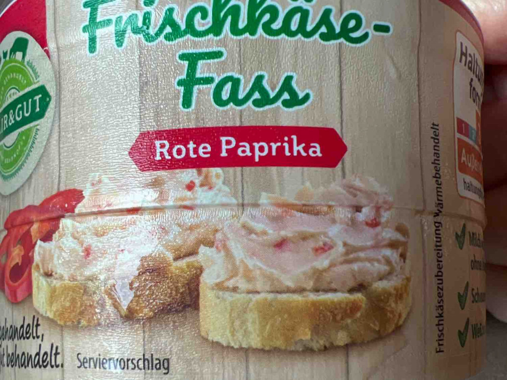 Frischkäse Fass, rote Paprika von sofiaagapejew | Hochgeladen von: sofiaagapejew