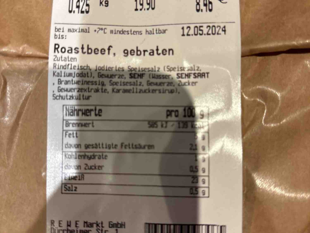 Roastbeef gebraten von MFurtwängler | Hochgeladen von: MFurtwängler