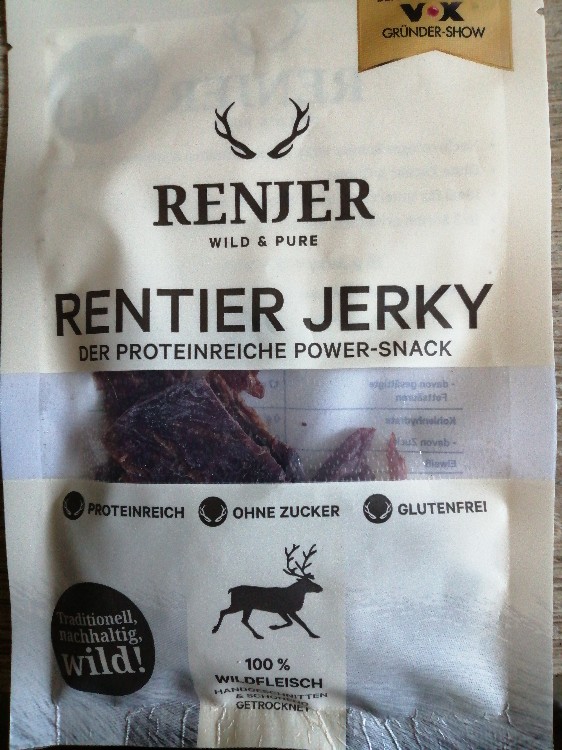 Rentier Jerky, Proteinreich, Glutenfrei, Zuckerfrei von RotWolf | Hochgeladen von: RotWolf