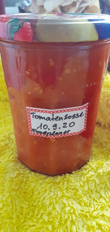 Tomatensosse, eingekocht 10.09.2020 von petrapl | Hochgeladen von: petrapl