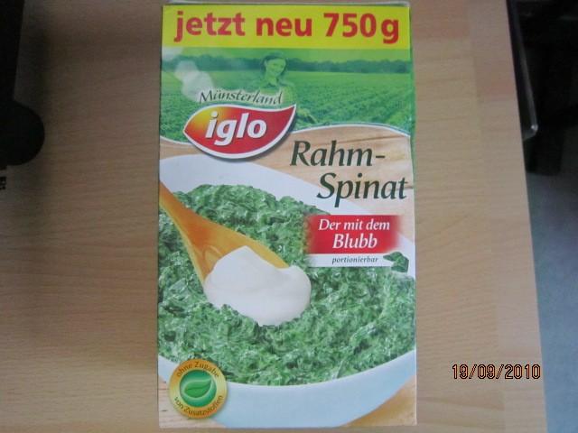 Iglo Rahm-Spinat | Hochgeladen von: Fritzmeister