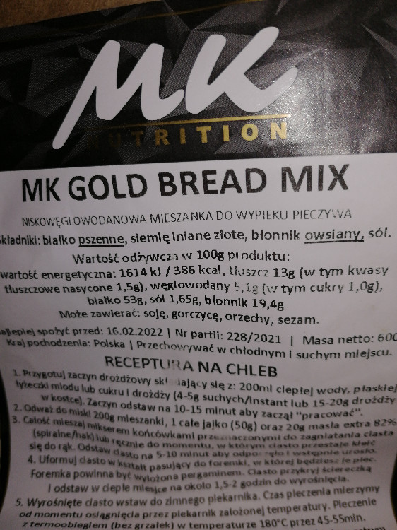 MK gold bread mix von Marysiao14 | Hochgeladen von: Marysiao14