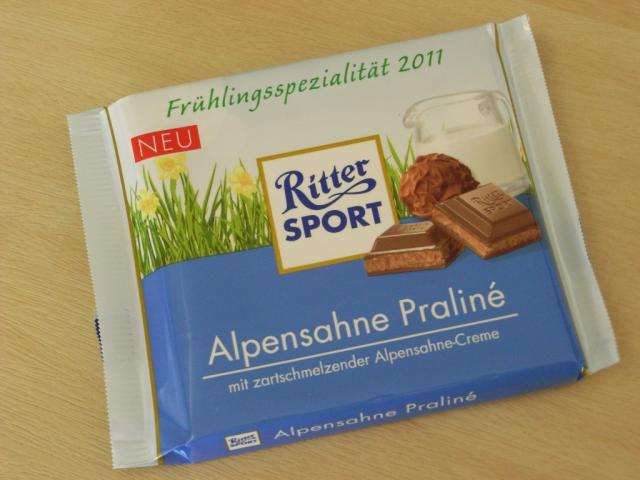 Ritter Sport, Alpensahne Praliné | Hochgeladen von: Teecreme