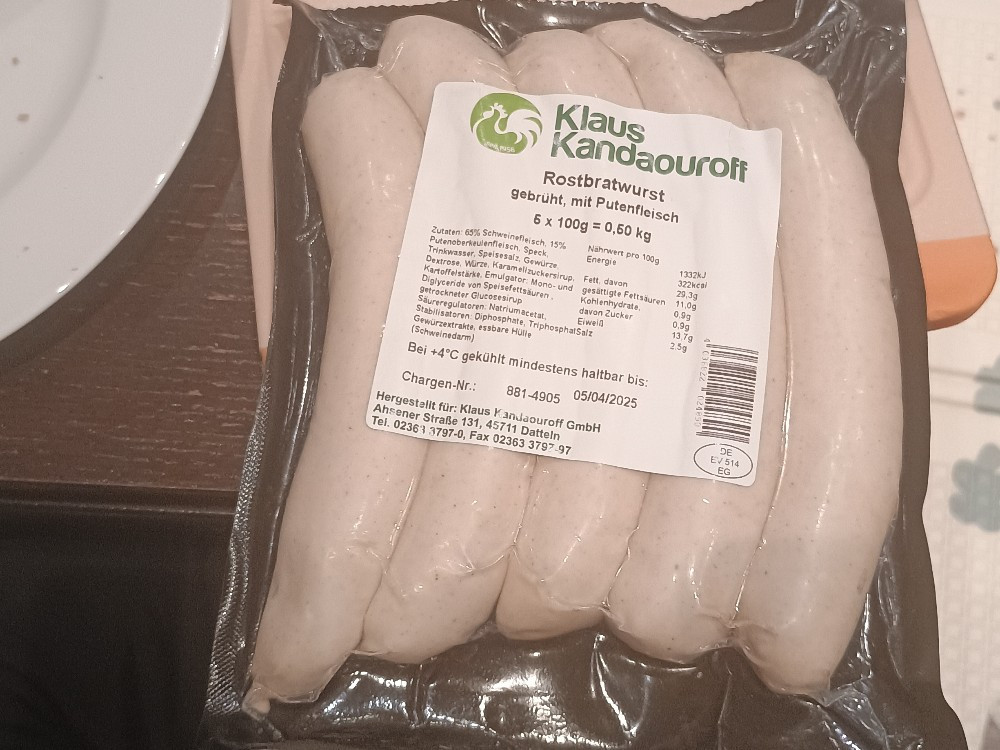 Rostbratwurst mit Putenfleisch von enduringfreedom | Hochgeladen von: enduringfreedom