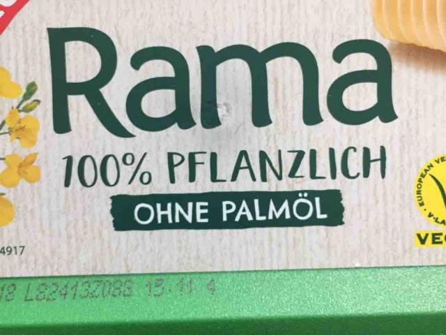 Rama , 100% pflanzlich, ohne Palmöl, vegan von BossiHossi | Hochgeladen von: BossiHossi