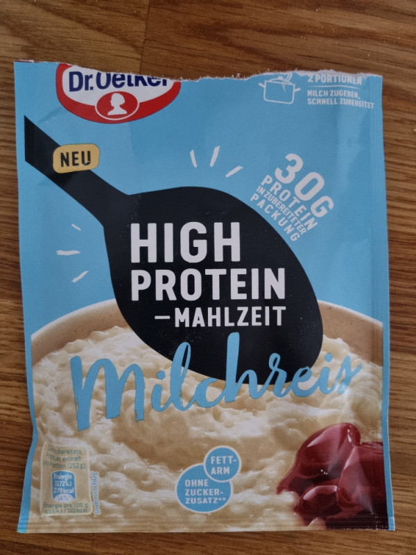 High Protein Milchreis, Tüteninhalt von Luki | Hochgeladen von: Luki