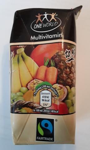 Multivitamin One World Multivitaminnektar to go Aldi, frucht | Hochgeladen von: MartinaMuc