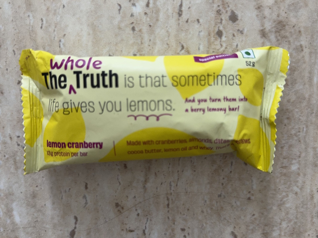 The Whole Truth Bar, Lemon Cranberry von LindaTMR | Hochgeladen von: LindaTMR The Whole Truth Bar, Lemon Cranberry von LindaTMR | Hochgeladen von: LindaTMR