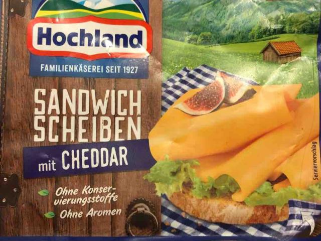 Sandwich Scheiben, mit Cheddar von Hauptfriese | Uploaded by: Hauptfriese