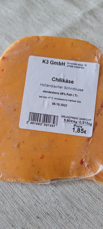 Chilikäse, Holländischer Schnittkäse min. 48% Fett i.Tr. von Vie | Hochgeladen von: Viethy