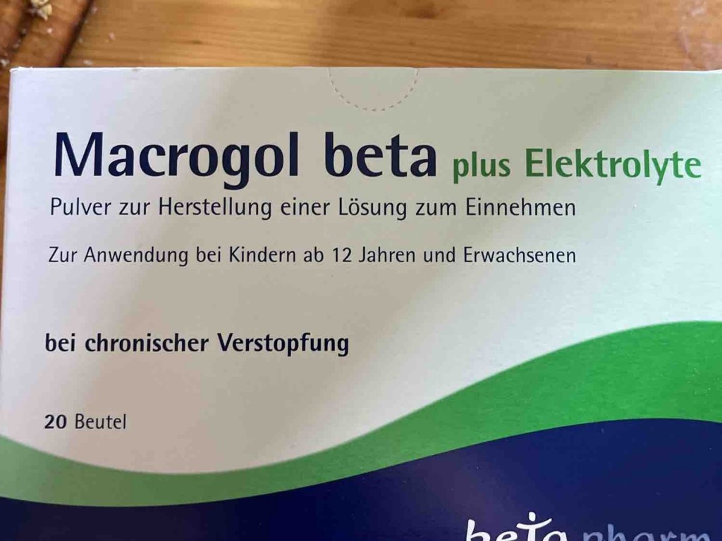 Macrogol beta plus  Elektrolyte, mit 125 ml Wasser von FaulerHaa | Hochgeladen von: FaulerHaase