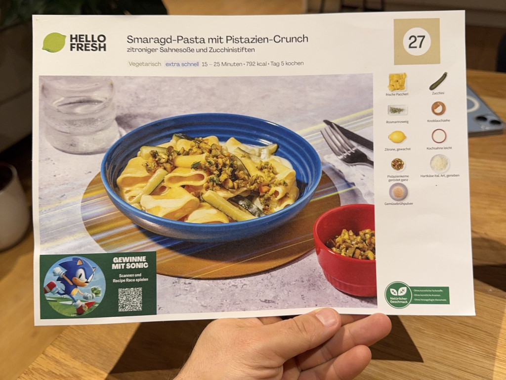 Hello Fresh Smaragd-Pasta mit Pistazien-Crunch von tadebahr | Hochgeladen von: tadebahr Hello Fresh Smaragd-Pasta mit Pistazien-Crunch von tadebahr | Hochgeladen von: tadebahr