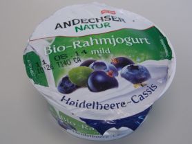 Bio-Rahmjoghurt mild, Heidelbeere-Cassis | Hochgeladen von: Schlickwurm