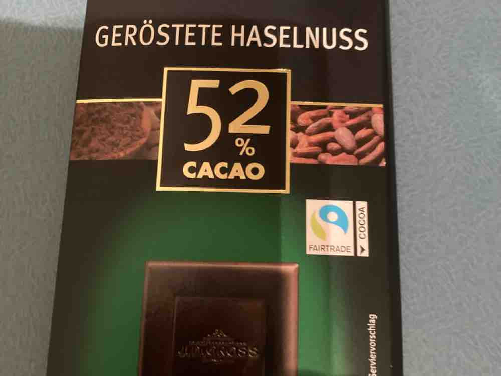 Edel-Zartbitter Schokolade, geröstete Haselnüsse. 52% von AnkeBo | Hochgeladen von: AnkeBo