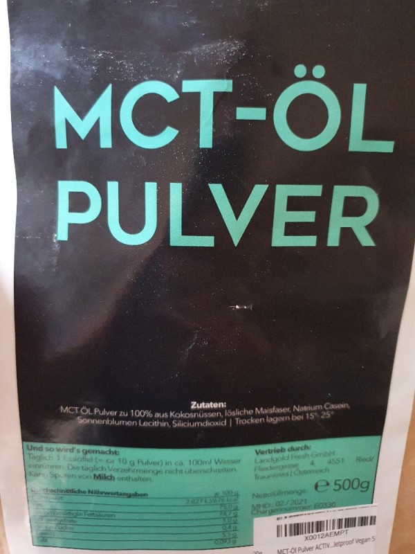 MCT Öl Pulver von hsv.melanie | Hochgeladen von: hsv.melanie