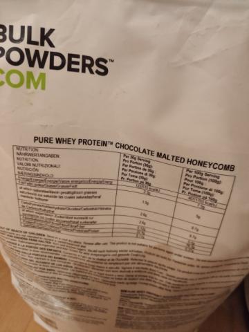 Pure Whey Protein Chocolate Malted Honeycomb von Fddb4Life | Hochgeladen von: Fddb4Life