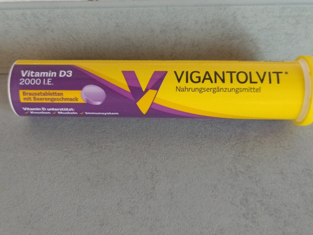 Vigantolvit D3 2000 I.E., Brausetabletten mit Beerengeschmack vo | Hochgeladen von: BjörnS