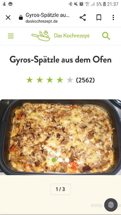 Gyros Auflauf, Paprika Sahne Sauce von Mao75 | Hochgeladen von: Mao75