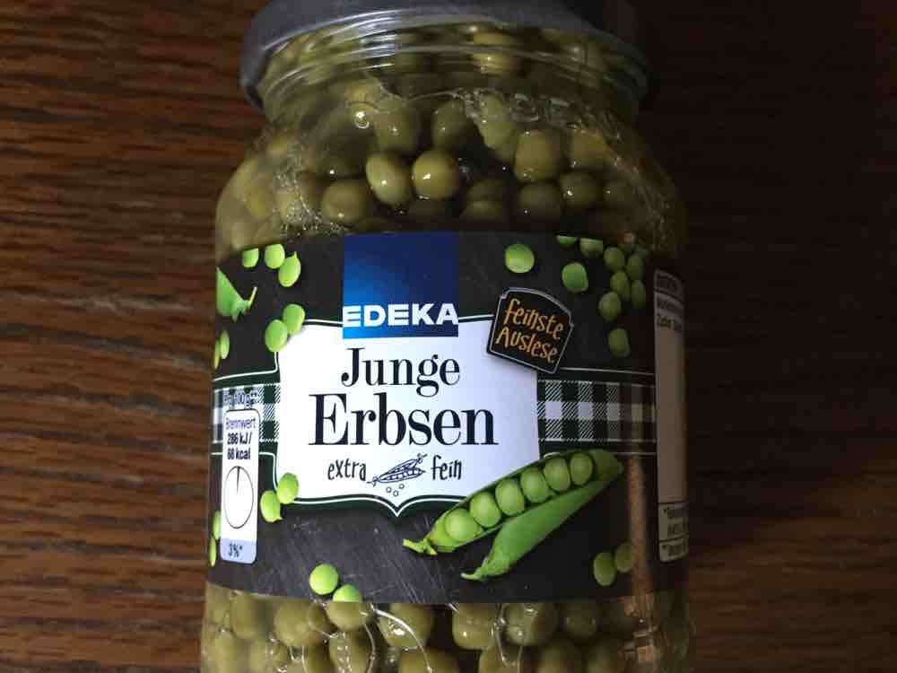 Edeka, Junge Erbsen, extra fein Kalorien - Gemüsekonserven - Fddb