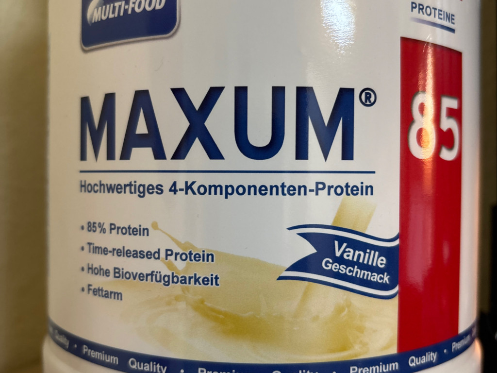 Protein MAXUM 85, Vanille von Orange05 | Hochgeladen von: Orange05 Protein MAXUM 85, Vanille von Orange05 | Hochgeladen von: Orange05