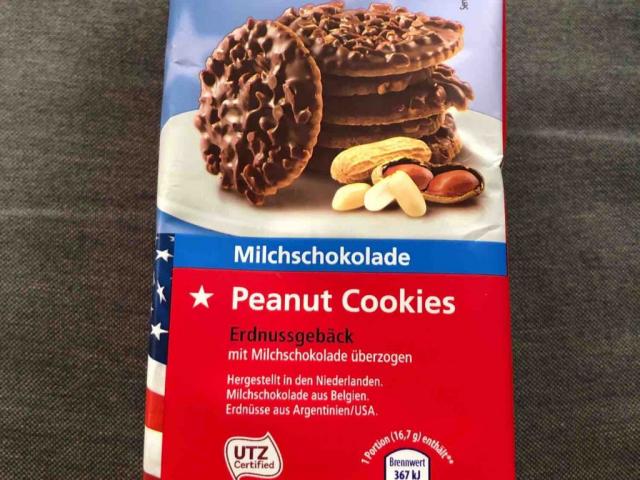 Fotos und Bilder von Neue Produkte, Peanut Cookies, mit Milchschokolade ...