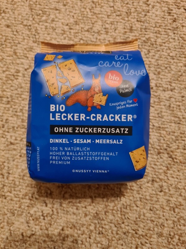 Bio Lecker-Cracker, Dinkel Sesam Meersalz von katjaschruf170 | Hochgeladen von: katjaschruf170