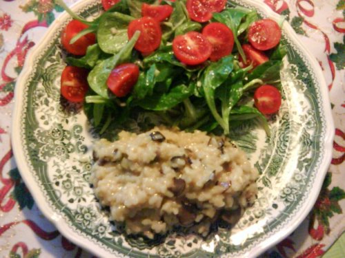 Trüffelrisotto mit Feldsalat | Hochgeladen von: Radhexe