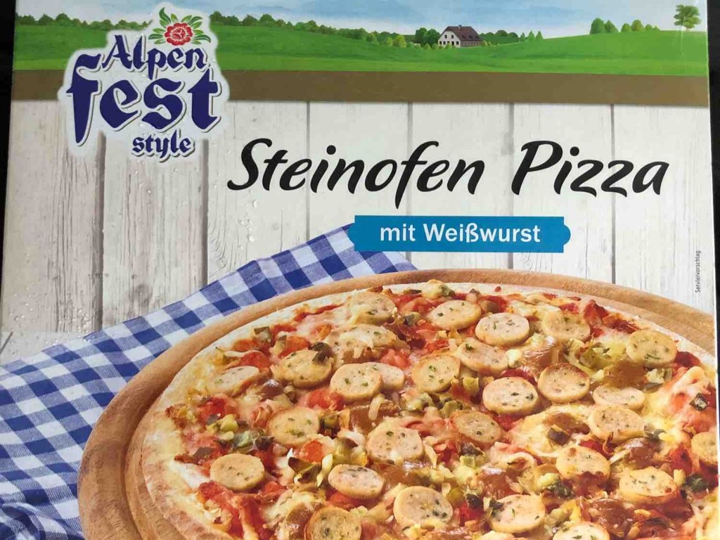 Steinofen Pizza, mit Weißwurst Alpenfest Style von Fergy | Hochgeladen von: Fergy