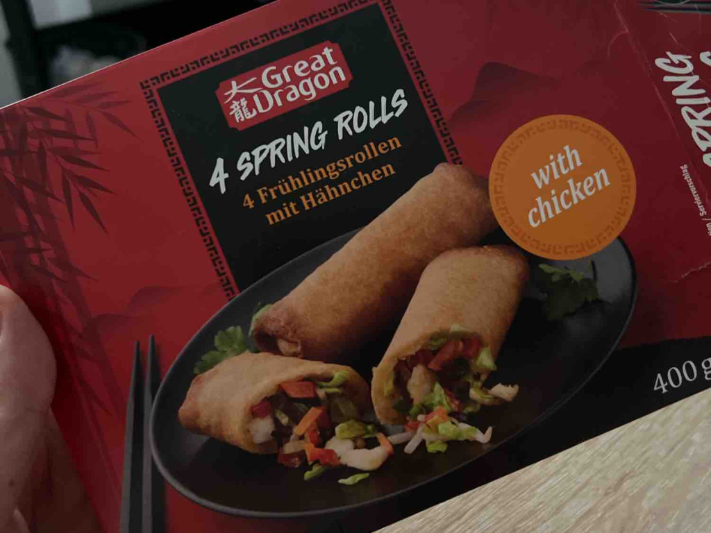 4 Spring Rolls, mit Hähnchen von oliverk9996527 | Hochgeladen von: oliverk9996527