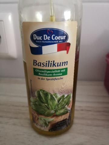 Olivenölspezialität mit Basilikum-Aroma, in der Sprühflasche von | Hochgeladen von: Sharilicious