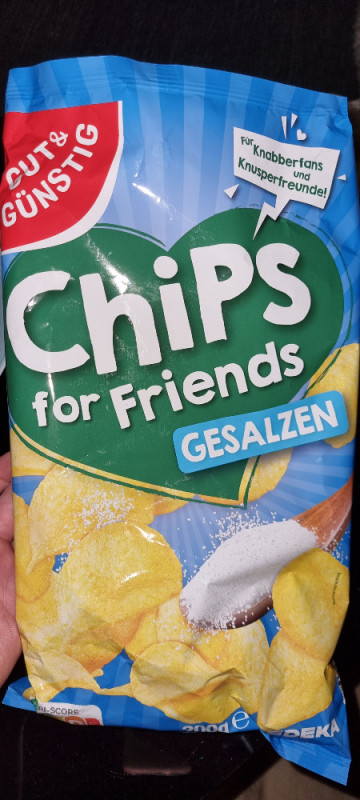 Chips for Friends, gesalzen von Curly. | Hochgeladen von: Curly.