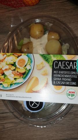 Caesar Salat, Kartoffeln,  Hähnchen von Schnorzela | Hochgeladen von: Schnorzela