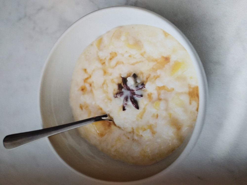 Mango-Joghurt-Reis, Milchreis,Mango, Joghurt von sundin | Hochgeladen von: sundin