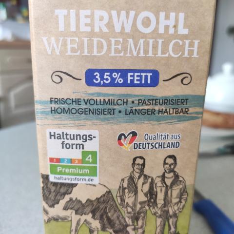 Tierwohl Milch Frische Vollmilch, 3,5 % Fett by Elena7338 | Hochgeladen von: Elena7338