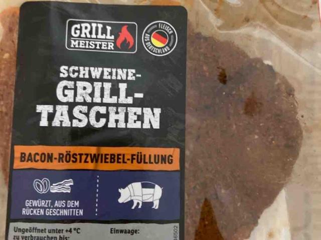 Schweine Grilltaschen, Bacon-Röstzwiebel-Füllung von kuschelbar | Hochgeladen von: kuschelbar