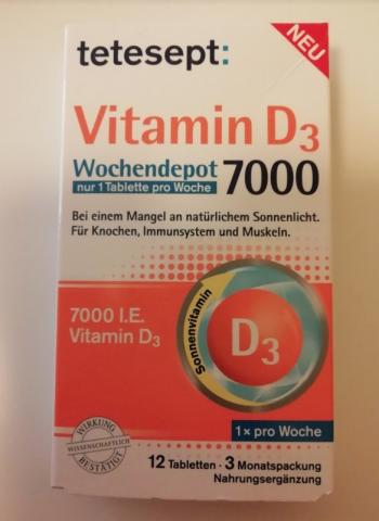 Vitamin D3 7000, Wochendepot | Hochgeladen von: nholtkoetter337