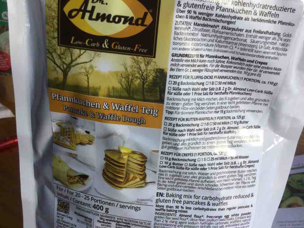 Almond - Pfannkuchen- und Waffelteig (unverarbeitet) von gika | Hochgeladen von: gika