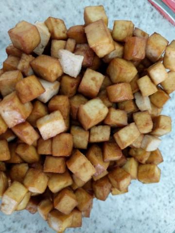 Air-fried Tofu (before air-frying 153kcal/100g) by mesajanna | Uploaded by: mesajanna