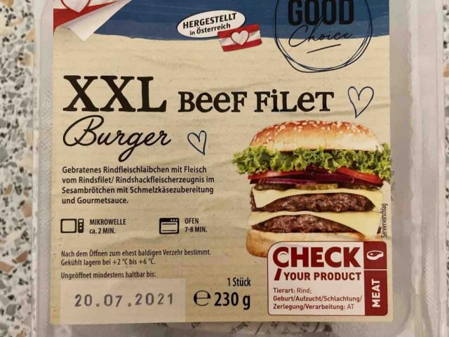 XXL Burger, mit Beef Filet von frtznbrtzn | Hochgeladen von: frtznbrtzn