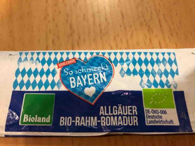 so schmeckt Bayern , Allgäuer Bio-Rahm Romandur von Blackmia | Hochgeladen von: Blackmia