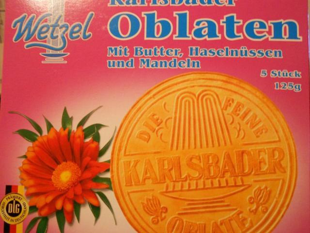 Karlsbader Oblaten, Butter, Haselnüsse und Mandeln | Hochgeladen von: manu