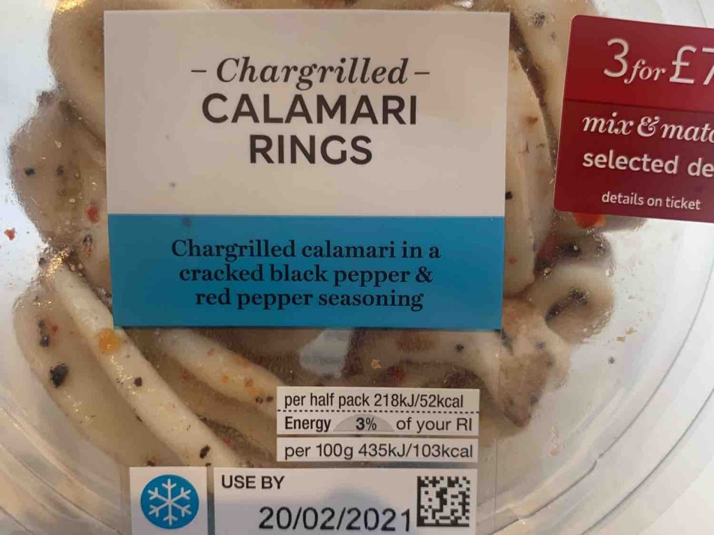 M&S chargrilled CALAMARI RINGS von Glückskeks | Hochgeladen von: Glückskeks