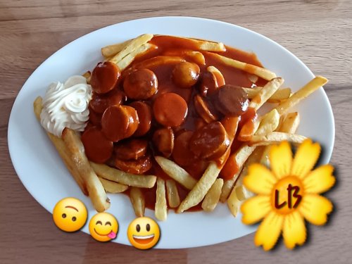 Nasch-Tag 1 : Currywurst mit Pommes  | Hochgeladen von: Muckelchen2407