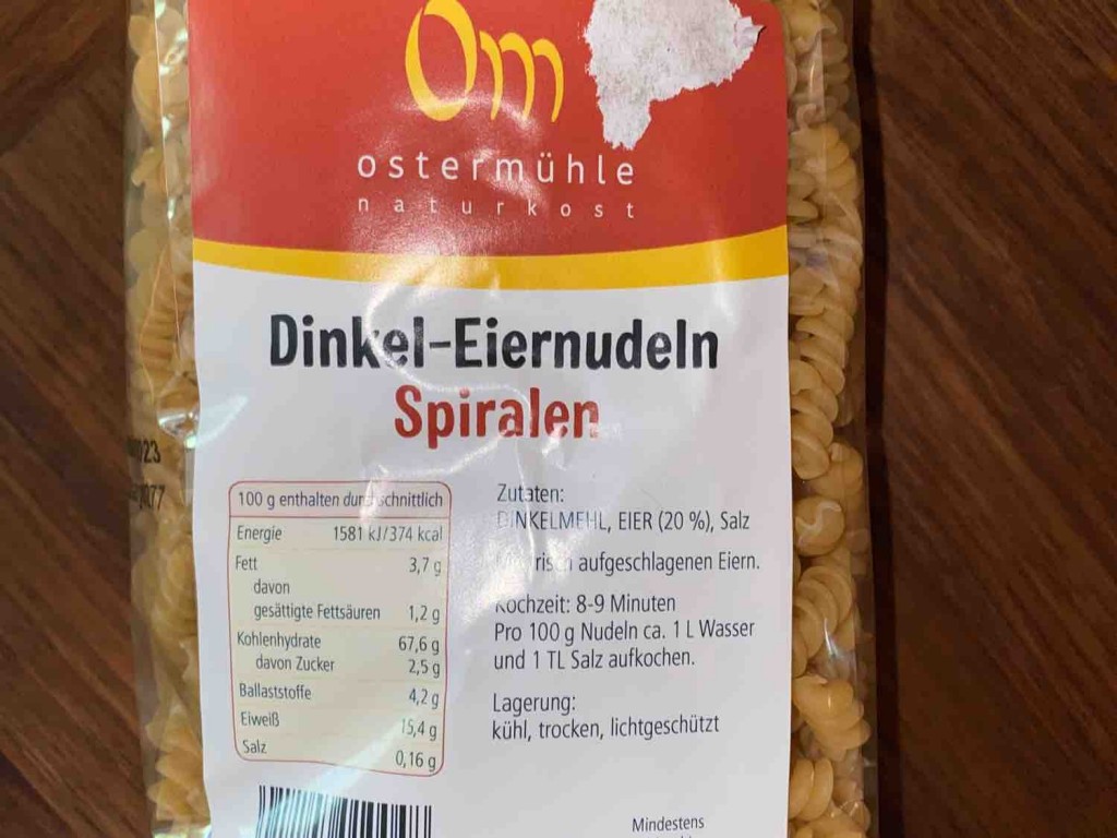 Ostermühle Dinkel Spirelli, mit Eier (20%) von annerb | Hochgeladen von: annerb