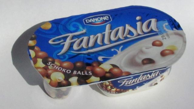 DANONE Fantasia Joghurt, Schoko Balls | Hochgeladen von: Pittiplatschn