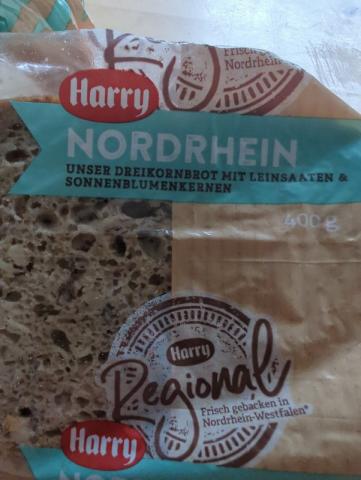 Nordrhein Brot, Dreikornbrot mit Leinsaaten und Sonnenblumenkern | Uploaded by: RammBow