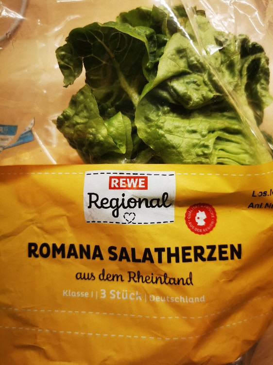 Rewe, Romana Salatherzen Kalorien - Salat - Fddb