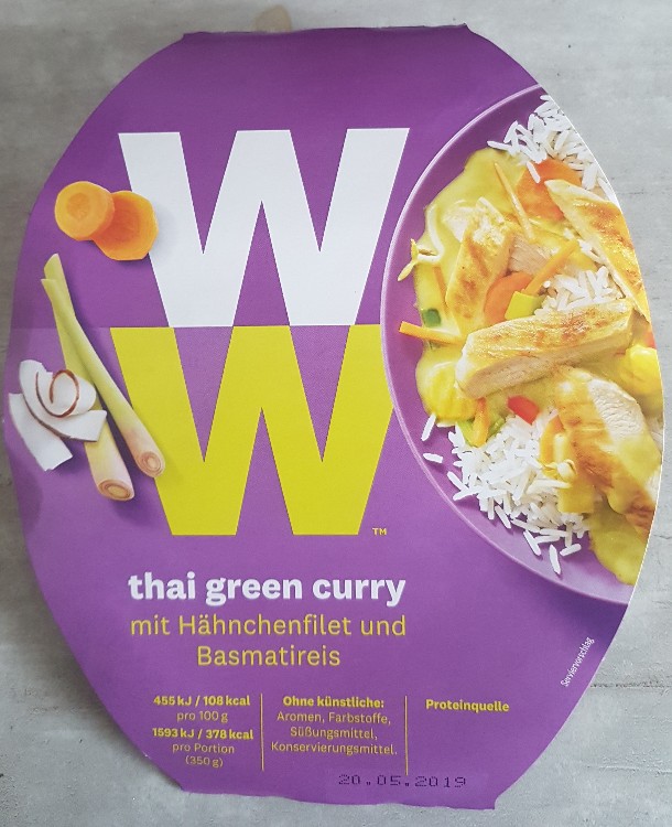 Wheigt Watchers Thai Green Curry, mit Hähnchenbrusttfilet und Ba | Hochgeladen von: kess775